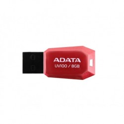 MEMORIA FLASH ADATA UV100 8GB USB ROJA