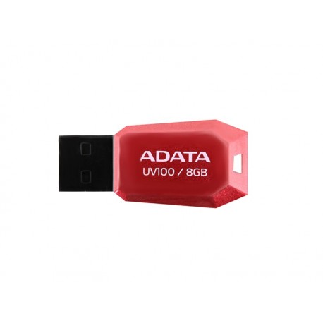 MEMORIA FLASH ADATA UV100 8GB USB ROJA